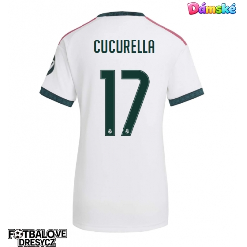 Real Madrid Marc Cucurella #17 Dámské Domácí Dres 2026-27 Krátký Rukáv Real Madrid Marc Cucurella #17 Dámské Domácí Dres 2026-27 Krátký Rukáv